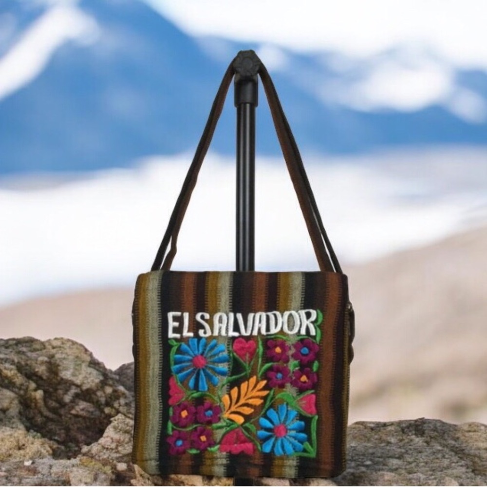 EL SALVADOR Fabric Adjustable Strap Cross Body/Shoulder